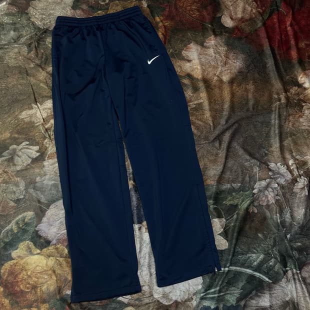 나이키 빈티지 스우시 스몰로고 네이비트레이닝팬츠 M