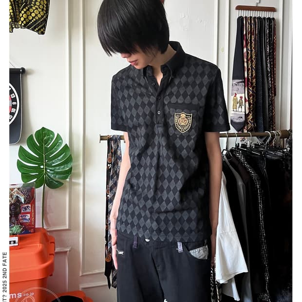 EDWIN Vintage Gothic Argyle 1/2 PK-Shirt