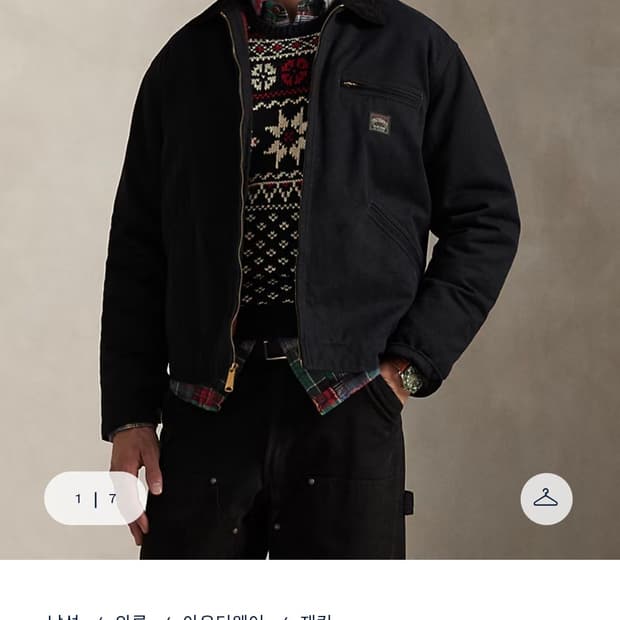 폴로 컨트리 캔버스 자켓 M사이즈(105)