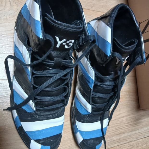 Y-3 rare sample archive 하이탑 blue 270