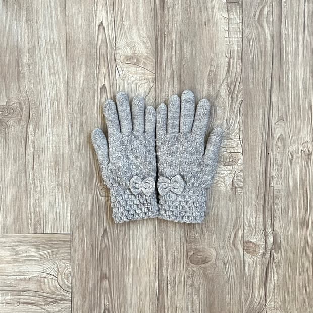 Vtg 오트밀 스웨터 장갑