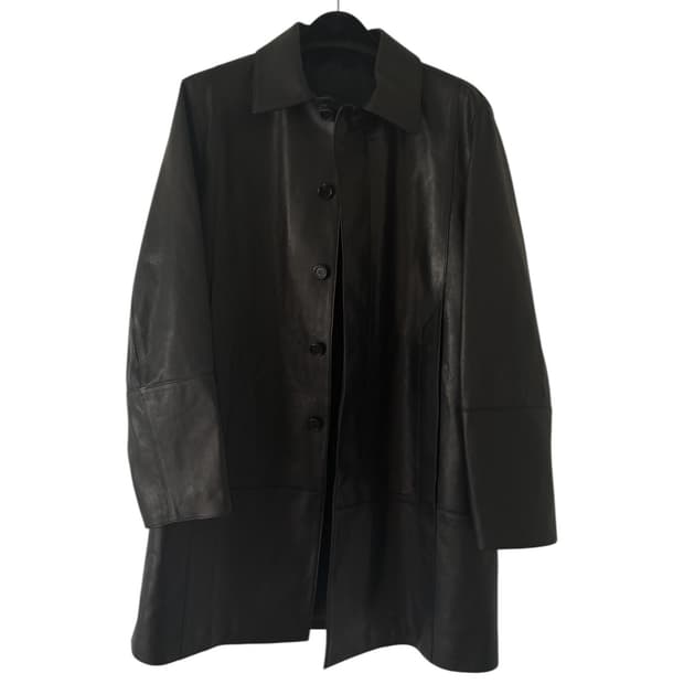 Youth 유스 Leather Car Coat 새상품