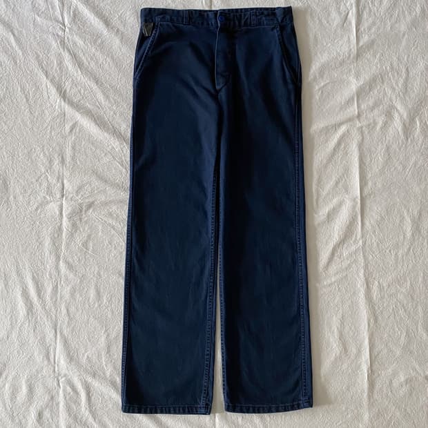 빈티지 오리지널 다잉 프렌치 워크팬츠