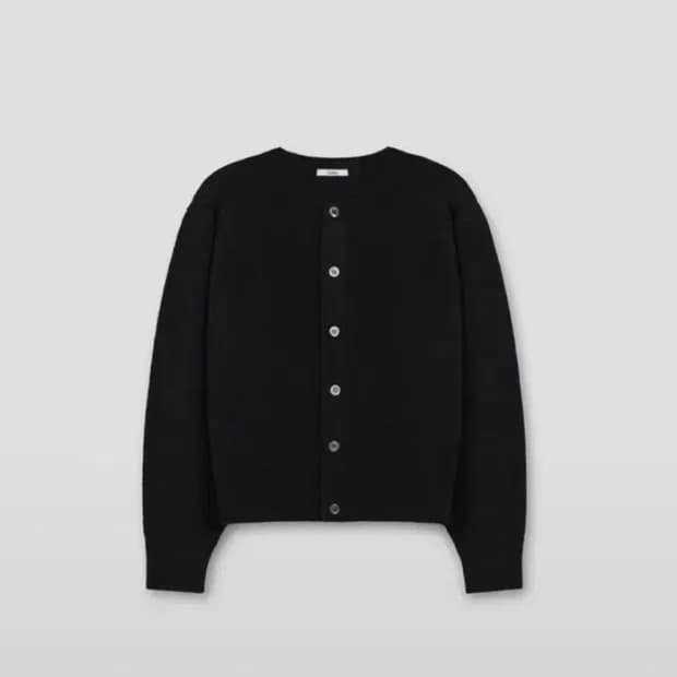 [3]타일레 마리니에르 파인 울 가디건 블랙(mariniere wool)