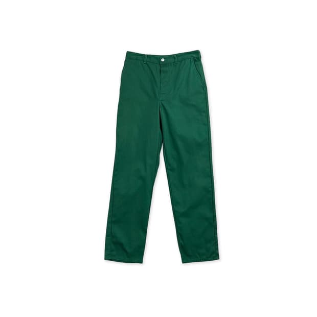 그린 프렌치 빈티지 워크 팬츠