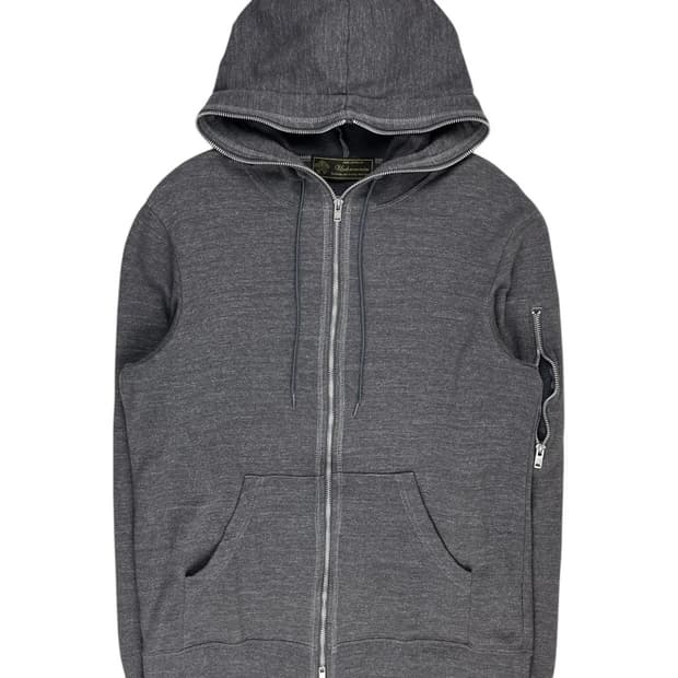 언더커버 09aw 풀 지퍼 ma-1 후드집업