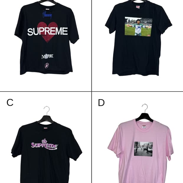 Supreme Half sleeves 일괄처리