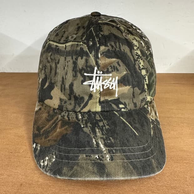 스투시 리얼트리 카모 볼캡