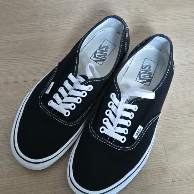 반스 어센틱 블랙/화이트 280 사이즈
