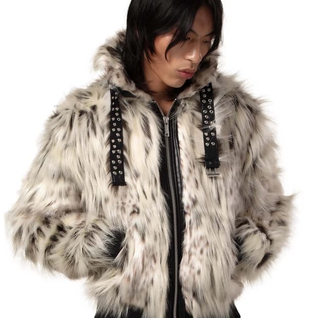 Racer worldwide snow lynw fur bomber 퍼자켓