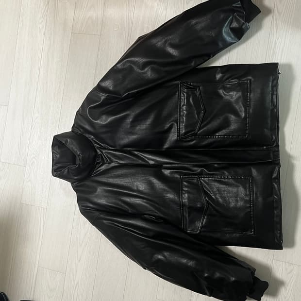 라퍼지 스토어 a-2 버핑 레더 패딩