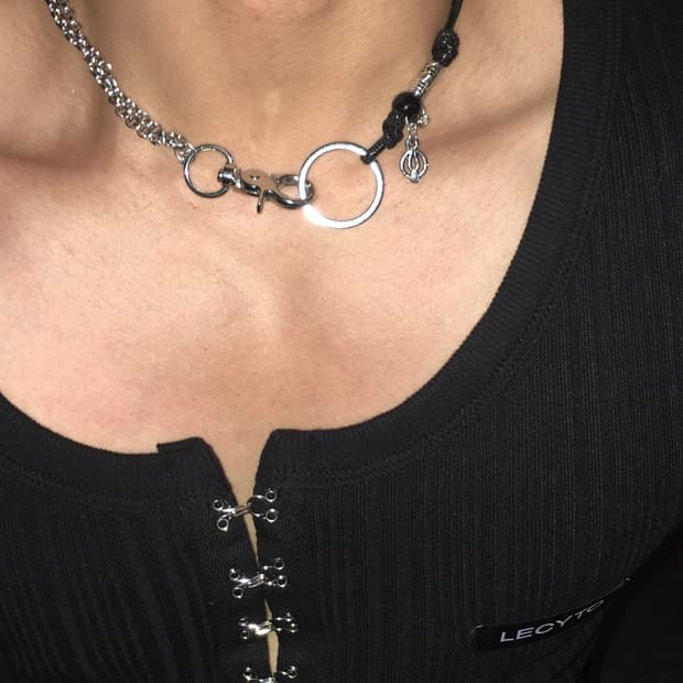 Lock & Loop necklace ᯼