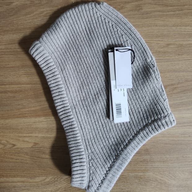 릭오웬스 후드 발라클라바 펄 WSBR 