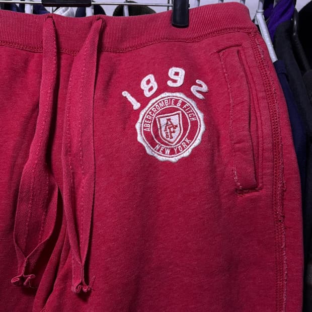 아베크롬비 분홍 트레이닝 팬츠 s