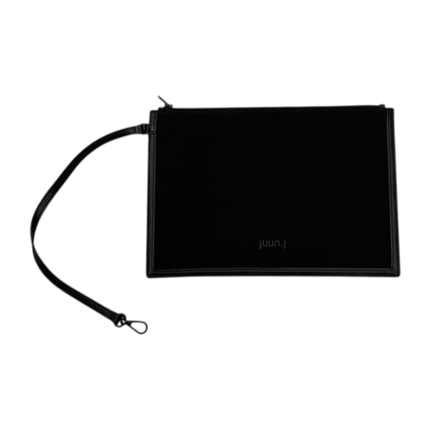 준지 클러치 파우치 가방 블랙