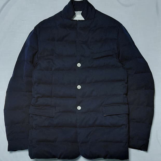 [L] BOWL CLASSIC 볼 클래식 - 엘보 패치 퀼팅 패딩 자켓 