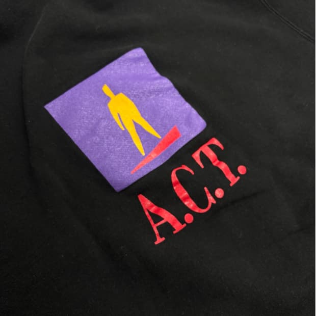 L)90's A.C.T. 빈티지 후디