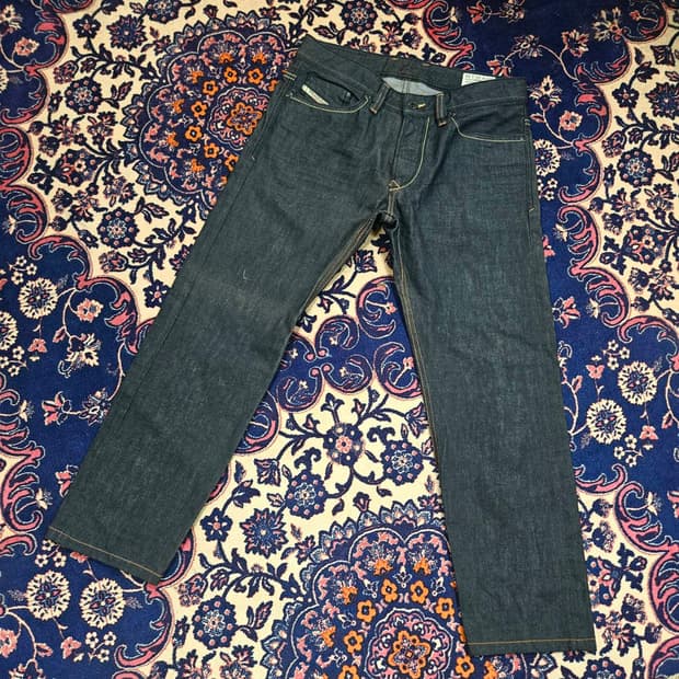 디젤(Diesel) 바이커 빈티지 데님 팬츠 30size