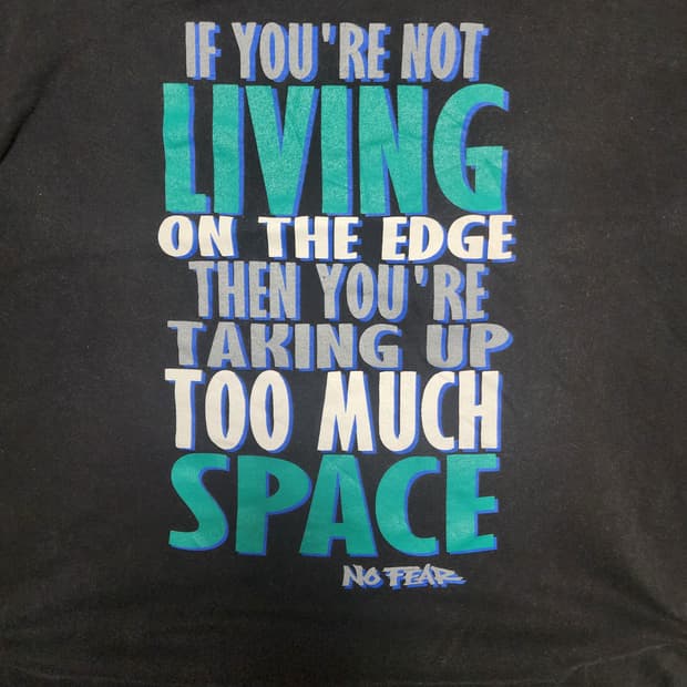 90s Vintage No Fear Living on the Edge38