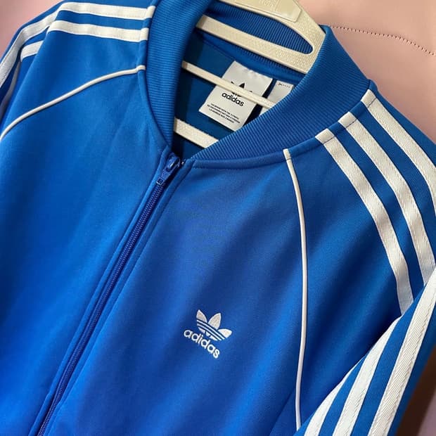 아디다스 sst tt 트랙탑 블루 XXL(110)