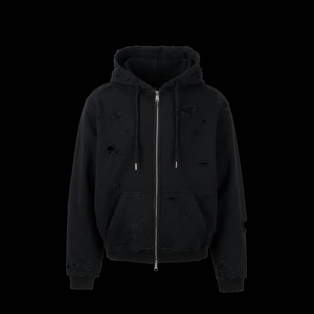 에모스탠스클럽 데미지 후드티