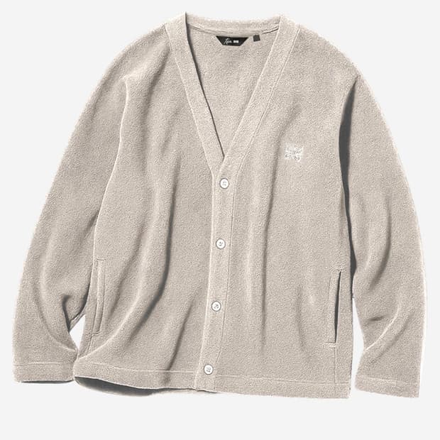 유니클로 니들스 가디건 베이지