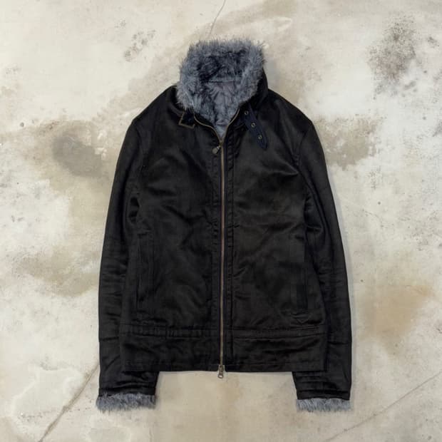 [L] 00's Tornado Mart Fur Jacket
