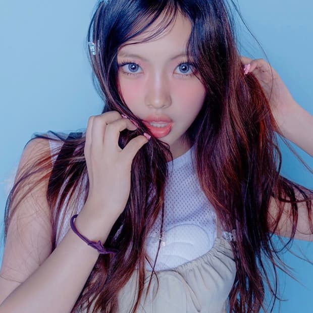 투명 나비 오로라 집게핀