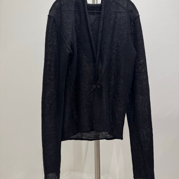 Maurizio Amadei (M.A+) 리버시블 메쉬 후디드 가디건