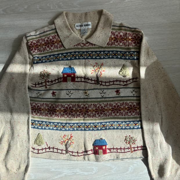 빈티지 모리걸 니트