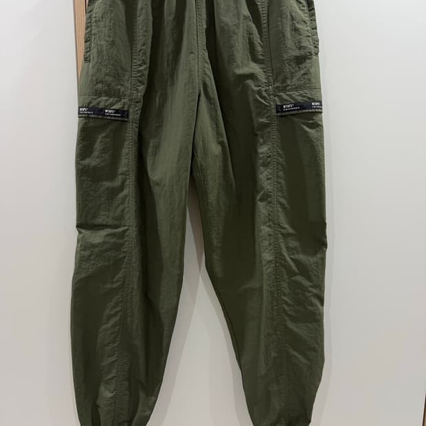 더블탭스 wtaps 트랙팬츠 M 올리브