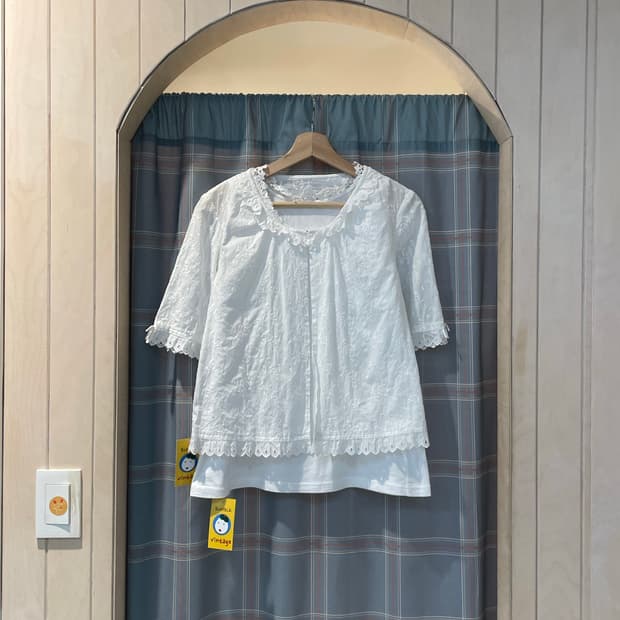 일본빈티지 퓨어 레이스볼레로