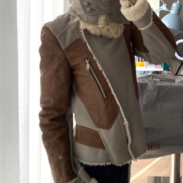 양털 양가죽 무스탕 자켓