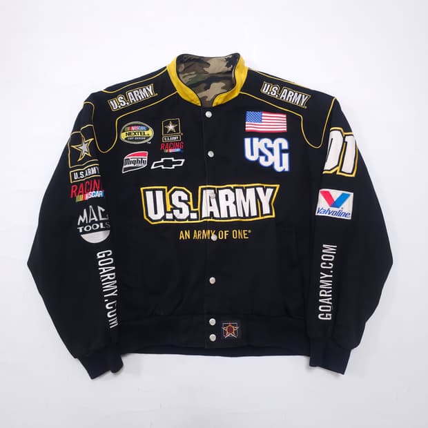 제프해밀턴 U.S ARMY 리버시블 레이싱 자켓