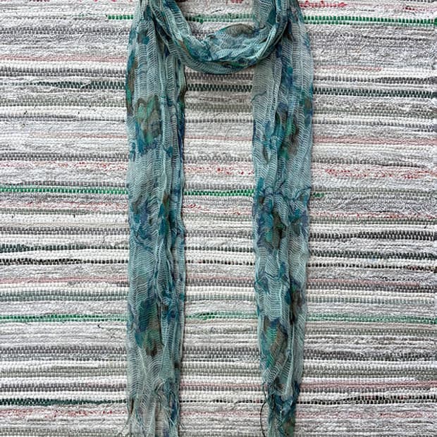 Comme Ca Ism Watercolor Pattern Scarf 