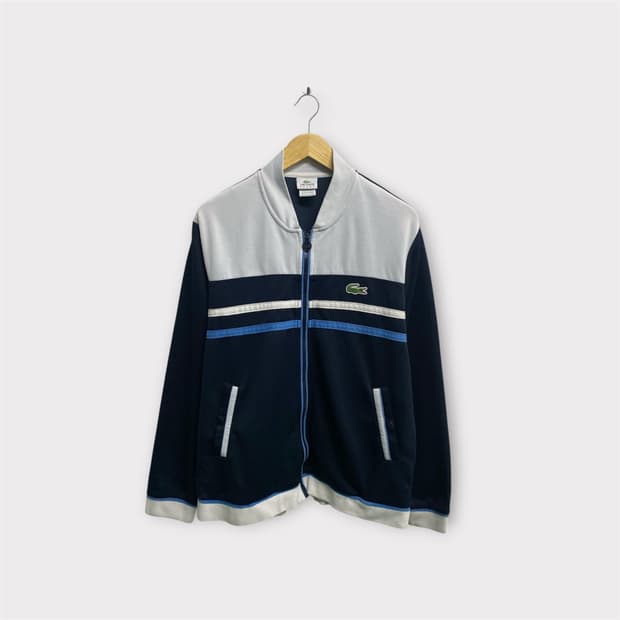 라코스테 스포츠 배색 트랙 자켓 L