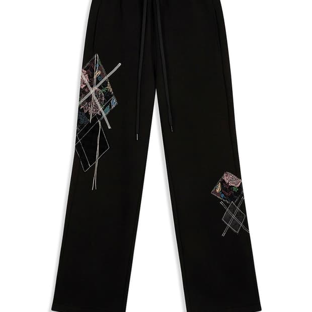 오픈와이와이 아가일패턴 팬츠