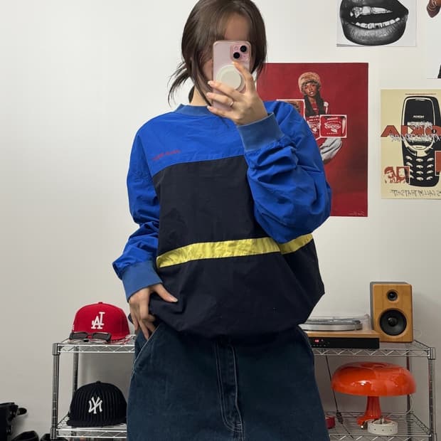 폴로 00s 나일론 웜업 자켓