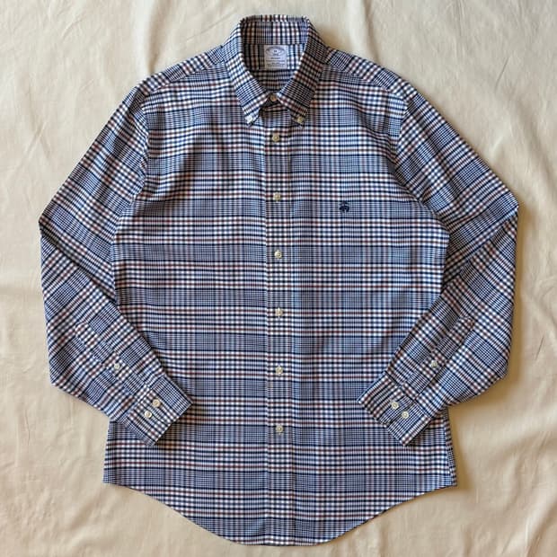 [M/102] Brooks Brothers 멀티 체크 폴로 셔츠