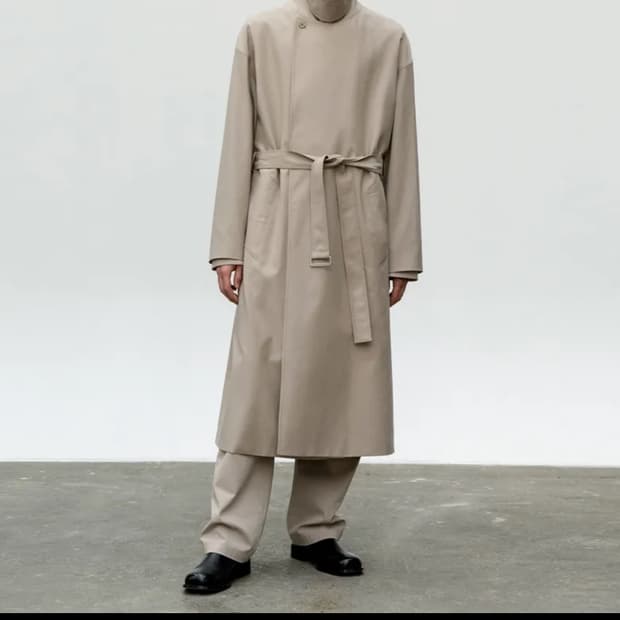 인사일런스 텐셀 트렌치코트
