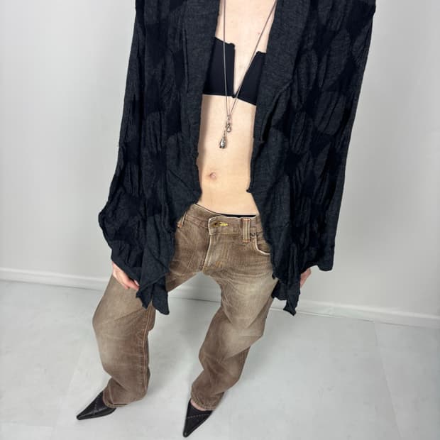 HIROKO BIS ARGYLE CARDIGAN