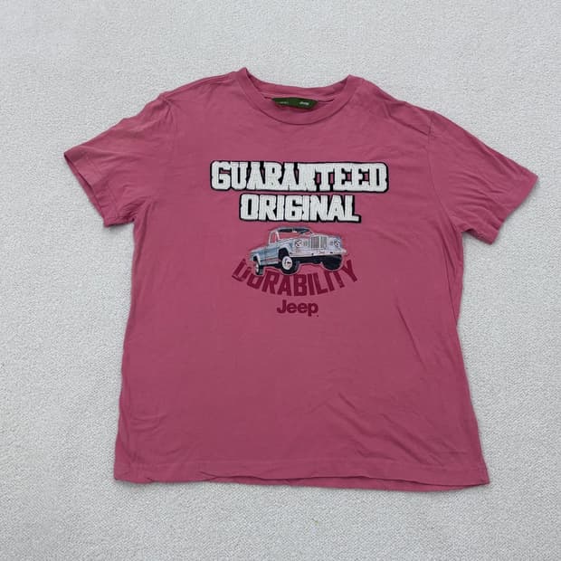 XL 지프 그래픽 반팔 티셔츠 0309E