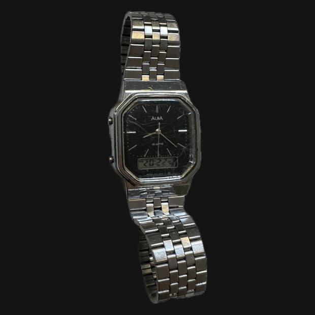 세이코 아나디지 시계 seiko alba anadigi