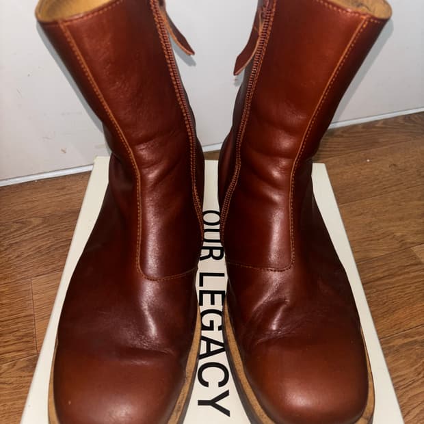 (41)아워레가시 카미온 부츠 코냑 브라운 레더(풀구성)