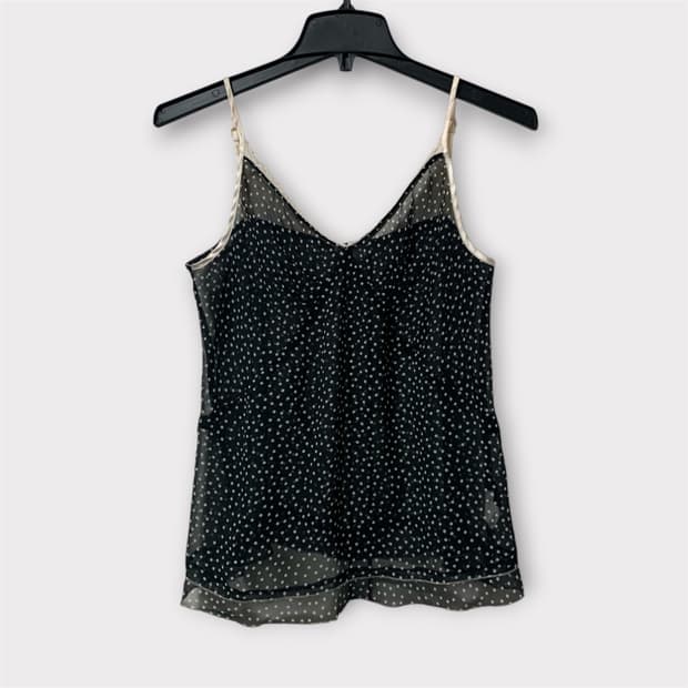 시스루 도트 나시