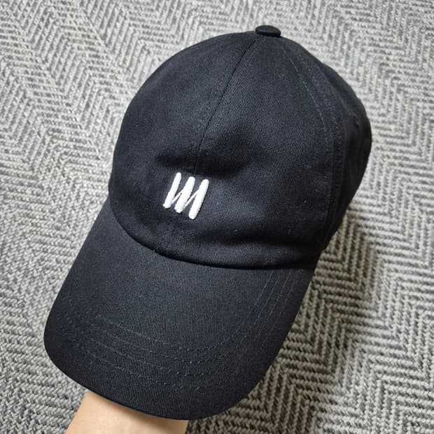 ETCE 시그니처 6패널 볼캡 블랙 M