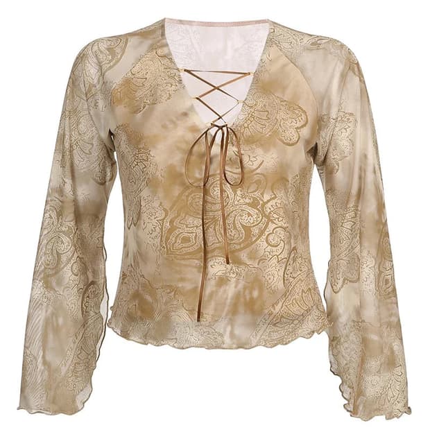 페이즐리 블라우스