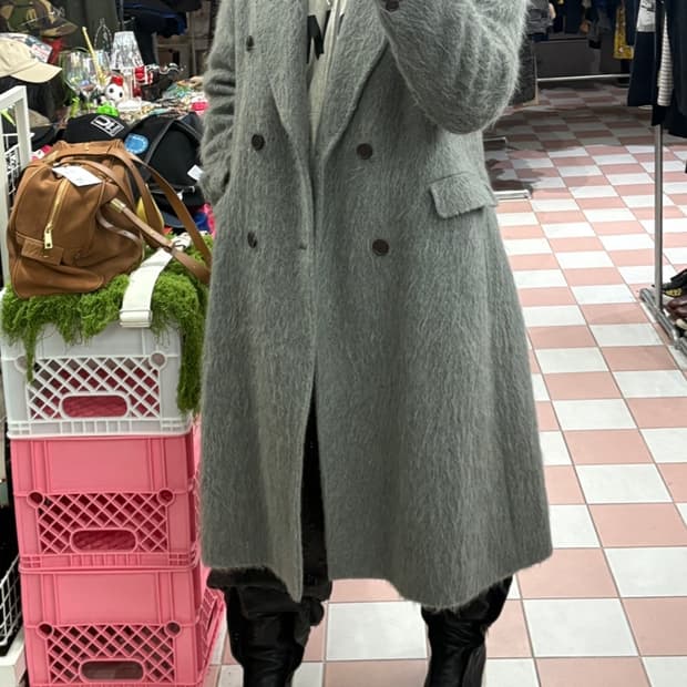 TTF✳️아워레가시 모헤어 웨일 코트 48