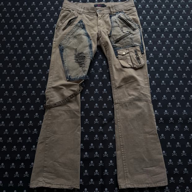 “MIDAS” Multi Pocket flare pants
