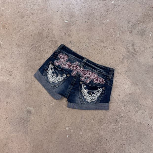 RED PEPPER 데님 숏츠